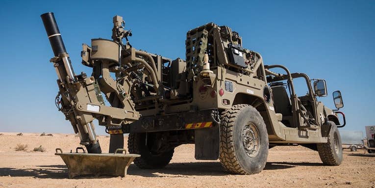 Green Berets are testing a new highly mobile 120mm mortar system