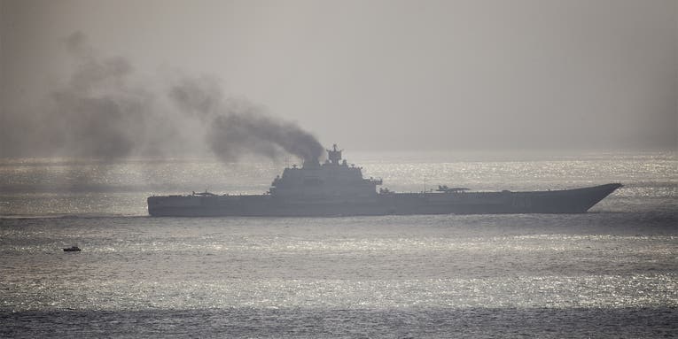 Russia’s only aircraft carrier caught on fire — again