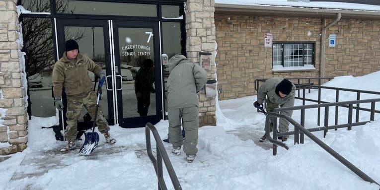 Air National Guard troops honored for rescue efforts in New York blizzard
