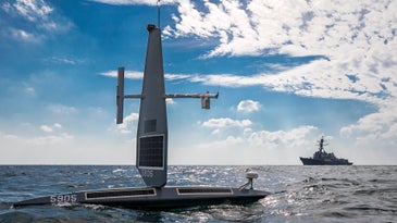 The Navy is using solar-powered drone boats as scouts in the Persian Gulf