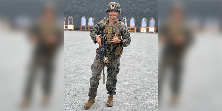 This Marine used everything he learned in first aid training to save a shooting victim