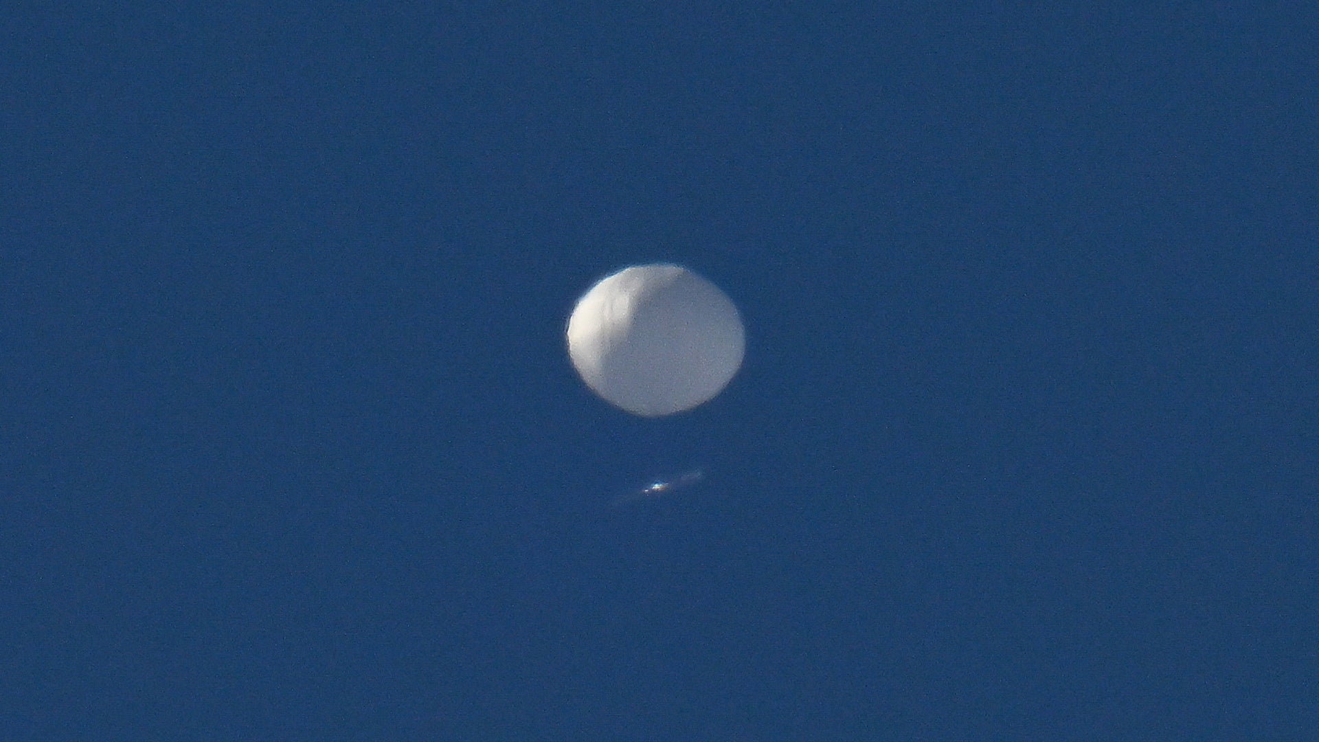 Chinese spy balloon flying above Charlotte