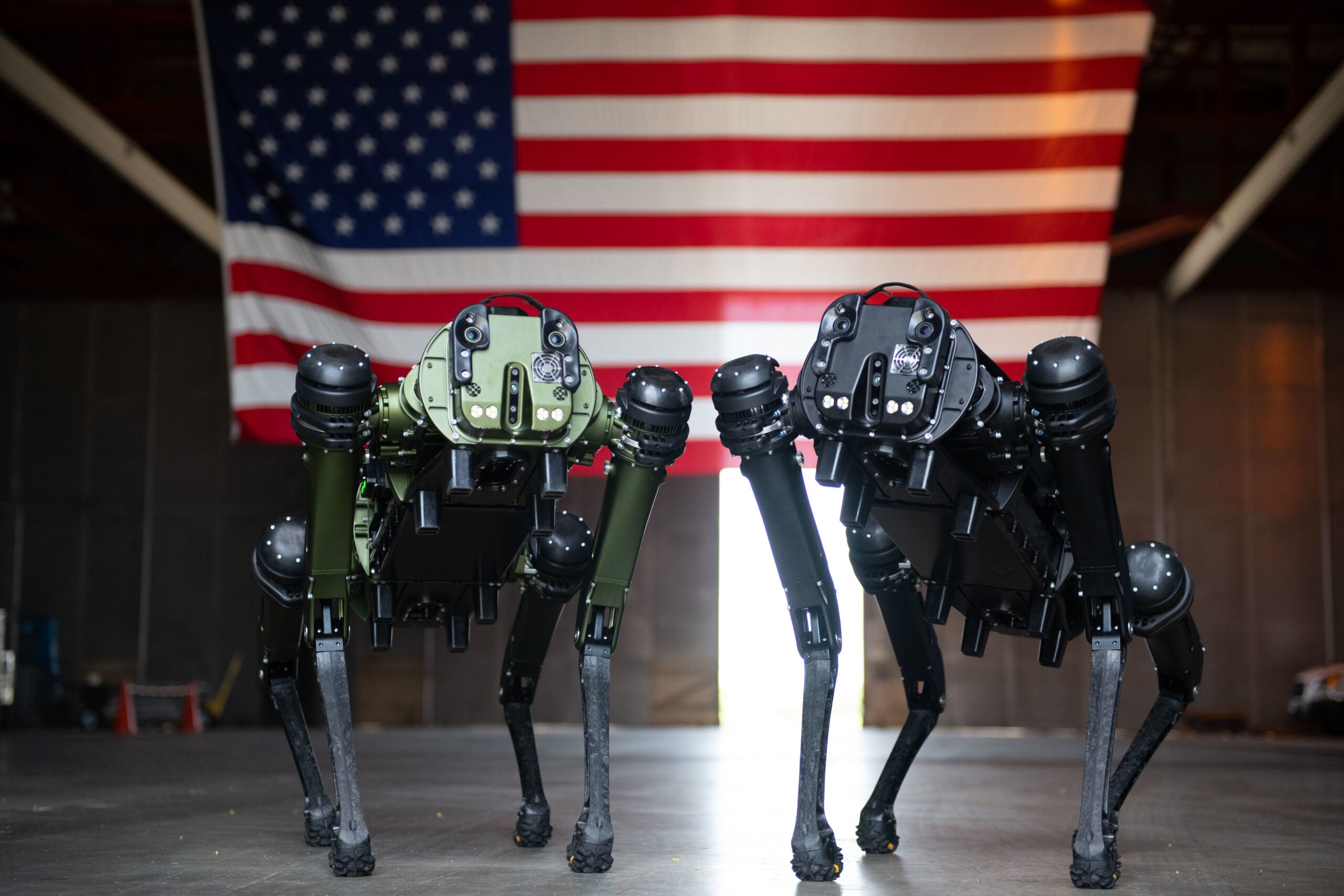 robot dogs cape canaveral space force. base