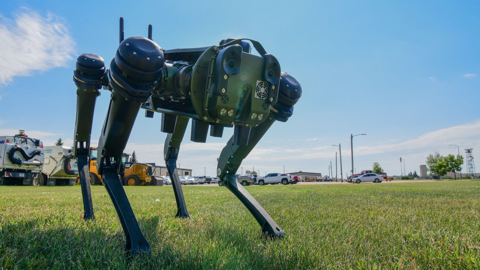 robot dogs minot air force base