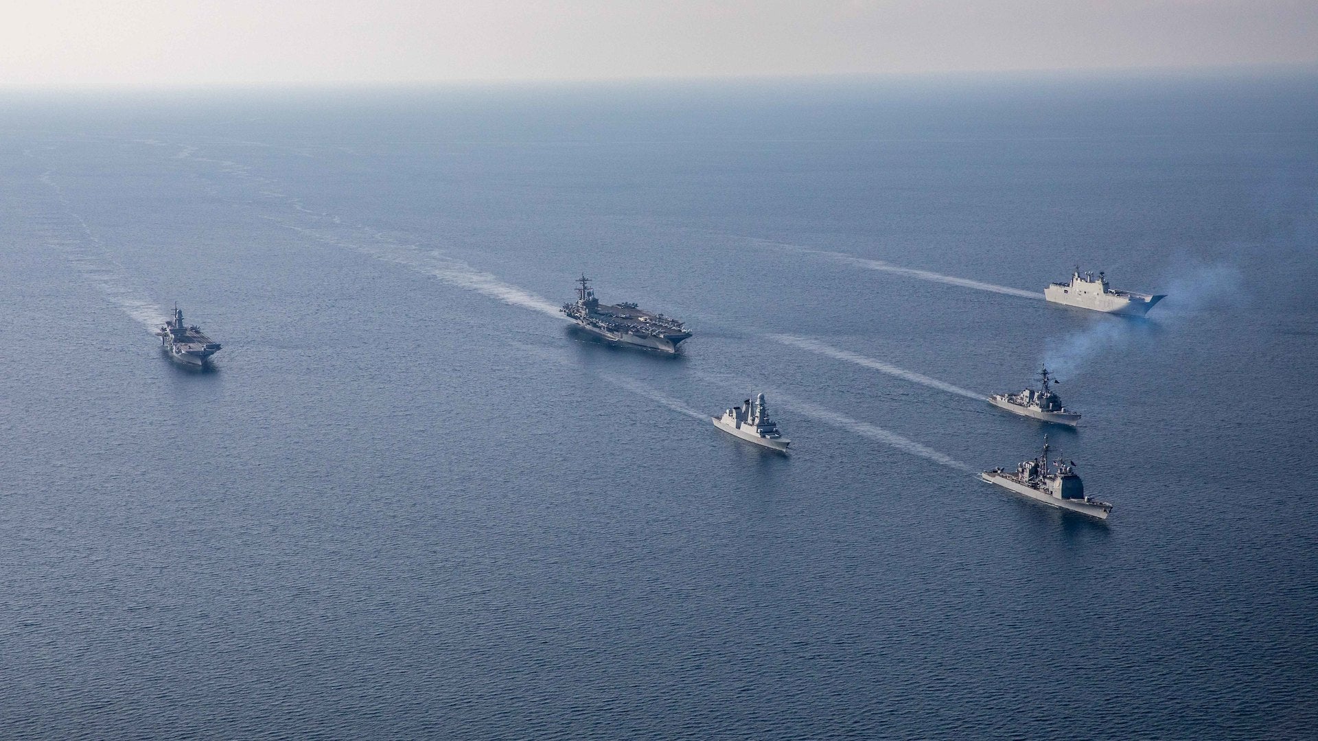 Операции авианосцев НАТО в Средиземном море 2
