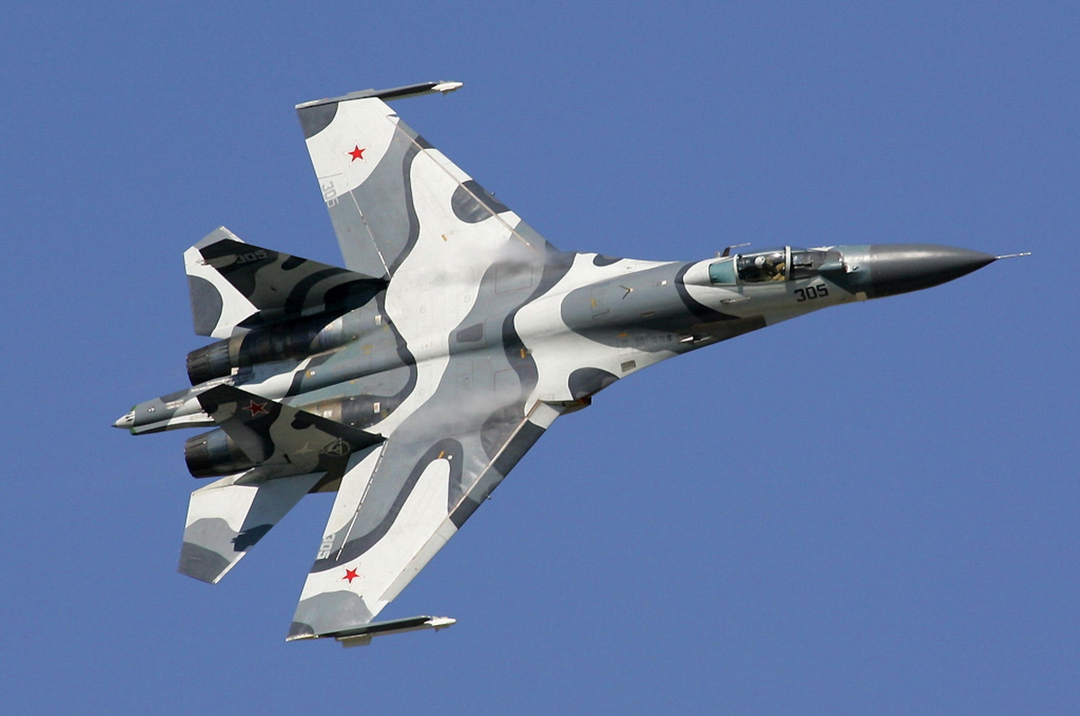 Sukhoi Su-27SKM fighter jet 