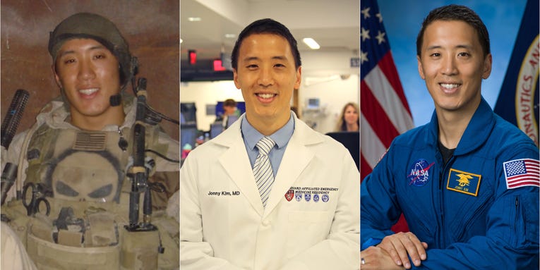 Navy SEAL doctor astronaut Jonny Kim somehow finds time to become naval aviator