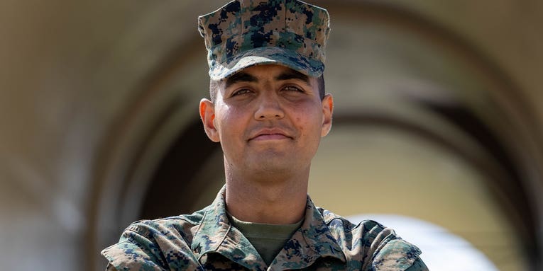 Former Afghan interpreter says becoming a Marine is a dream come true