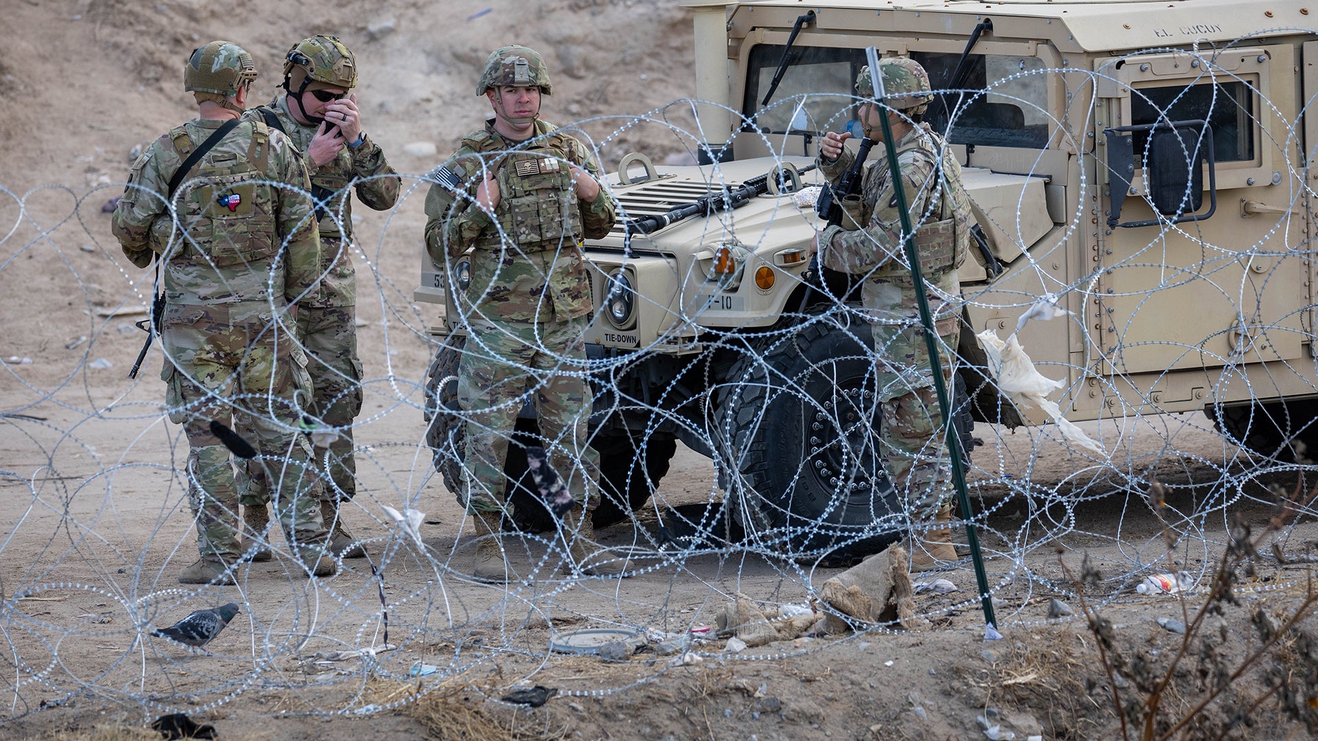 El Pentágono envía 1.500 soldados en servicio activo a la frontera entre Estados Unidos y México
