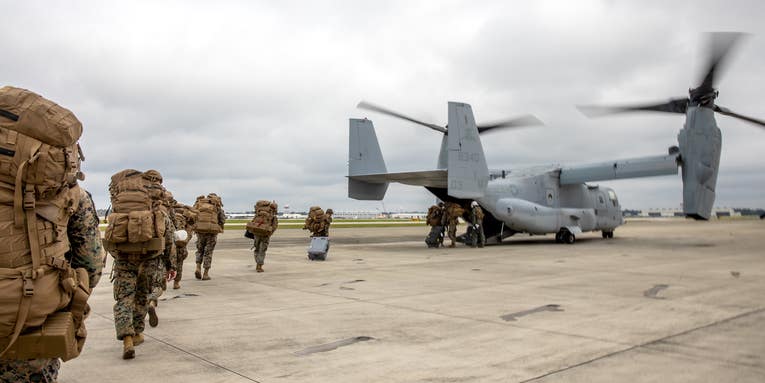 Marine element conducts short-notice air defense deployment to Middle East