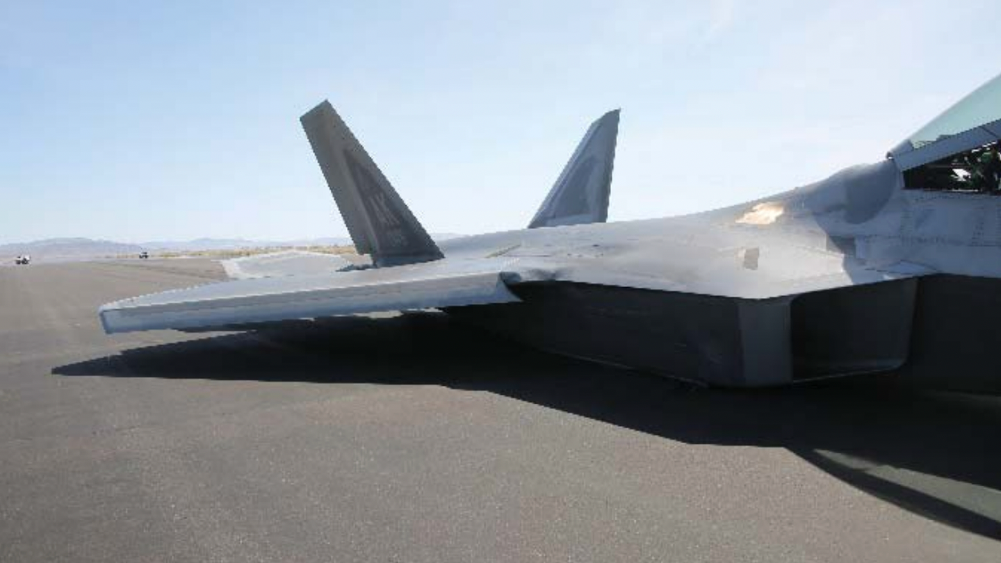 air force f-22 raptor rebuild naval Air Station Fallon mishap