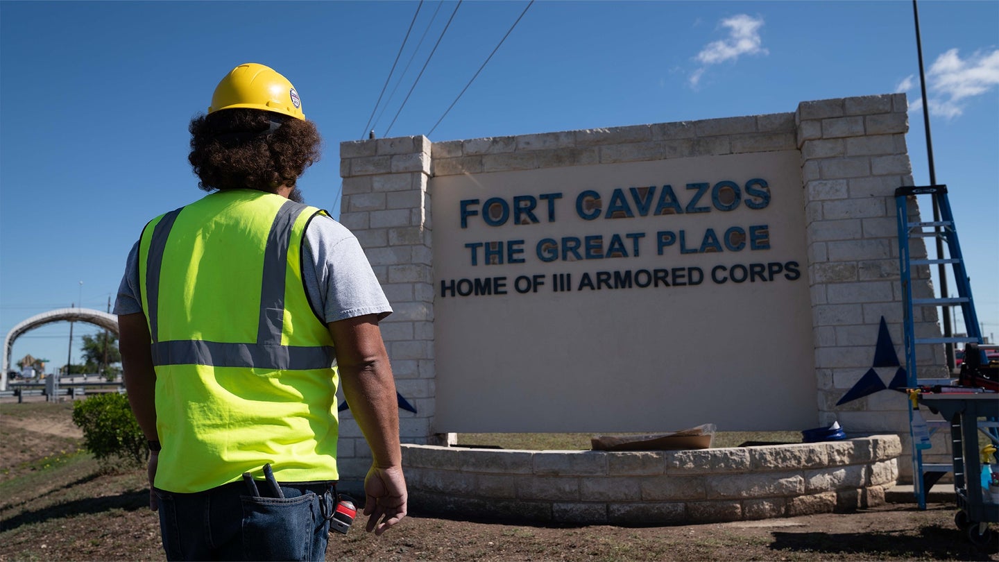 Fort Cavazos Fort Hood Army redesignation