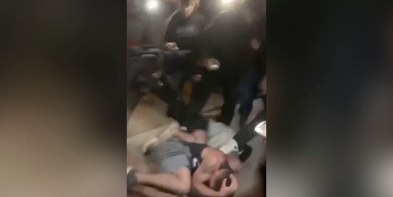 Video shows mob beating three Marines in San Clemente, California