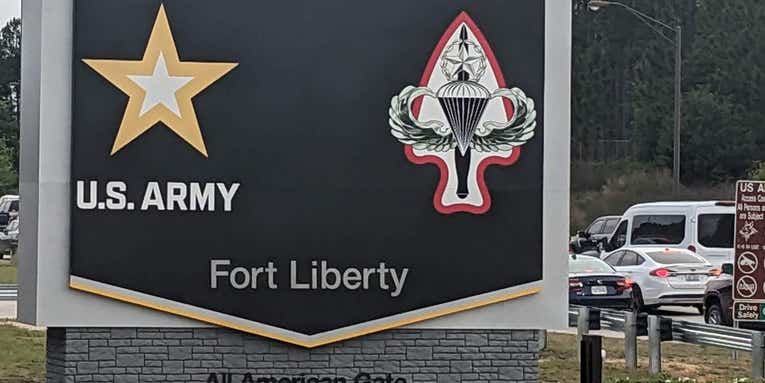 A Gold Star mom suggested Fort Liberty as the new name for Fort Bragg
