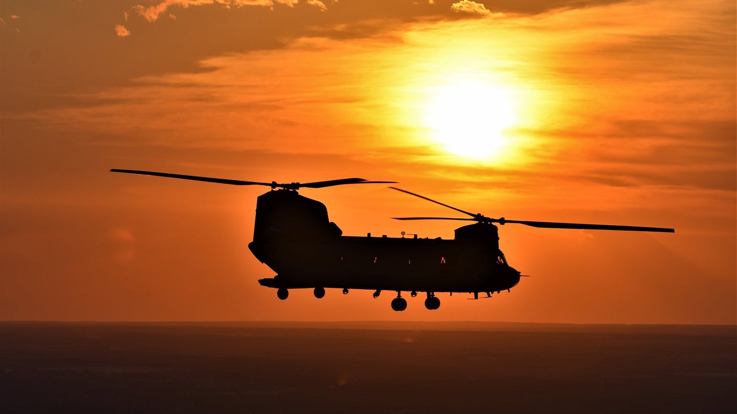 Chinook helicopter