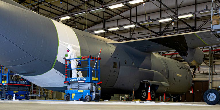 C-130s are getting World War II-style makeovers for next year’s D-Day anniversary