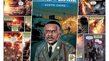 Medal of Honor recipient Alwyn Cashe Depicted in New Graphic Novel