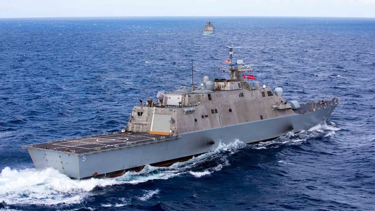 The littoral combat ship the USS Milwaukee in 2021. ( photo by Mass Communication Specialist 3rd Class Aaron Lau/U.S. Navy)