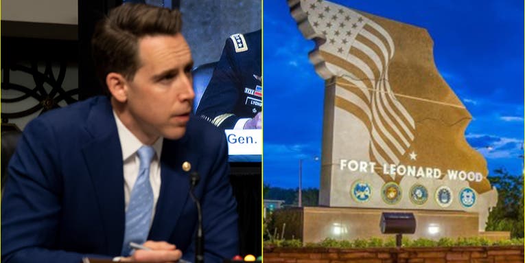 Hawley threatens another nomination block over Fort Leonard Wood funding