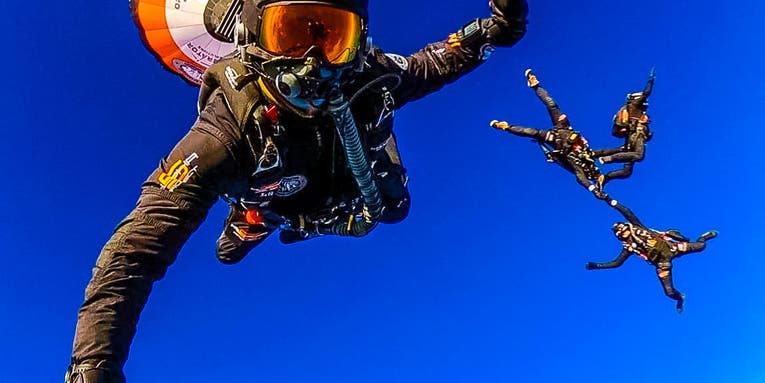 How an Air Force Pararescue team set a high-altitude skydive record