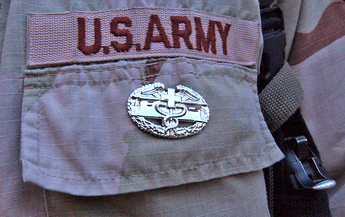 combat medical badge