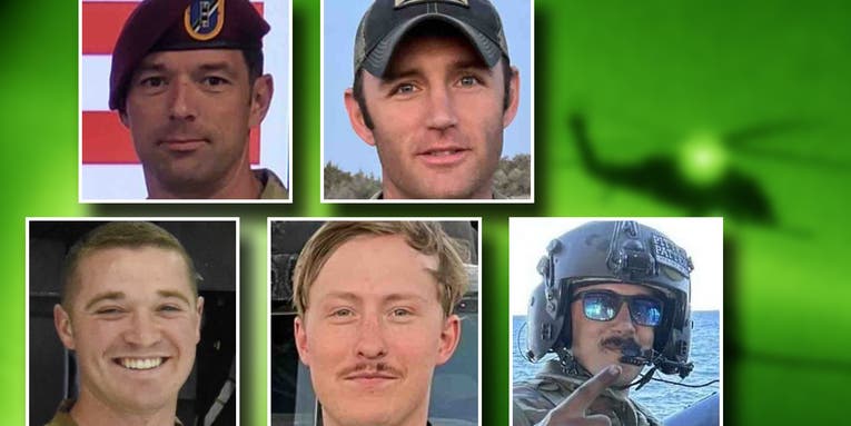 Five 160th SOAR Nightstalkers killed in training crash identified