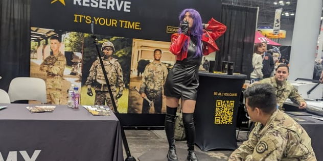 Yes, the Army and Marines are at Anime NYC