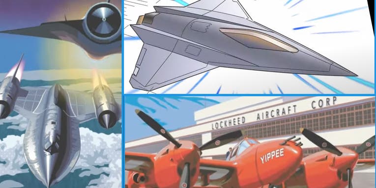 Here are all the airplanes and easter eggs in the amazing Skunk Works video