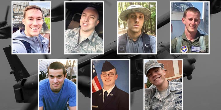 Air Force identifies 7 more airmen killed in CV-22 Osprey crash