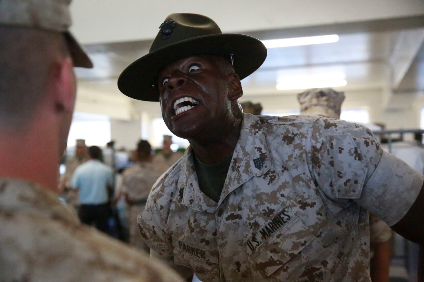 Marine have long battled over which recruits have it harder: Parris Island in South Carolina or San Diego. Photo by Lance Cpl. Anthony Leite.