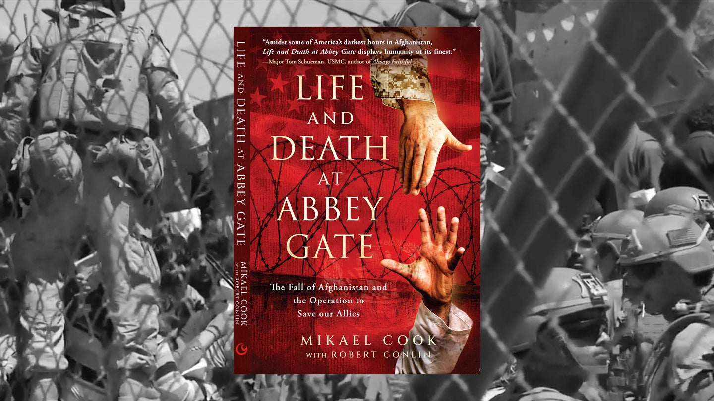 Cover of the book "Life and Death at Abbey Gate" by Mikael Cook.