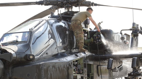 Army Guard grounds helicopter fleet after two Apache crashes in two weeks