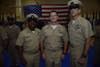 Retired Senior Chief Petty Officer Jayme Pastoric after his pinning ceremony