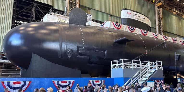 USS Idaho is the Navy’s latest nuclear submarine to be christened