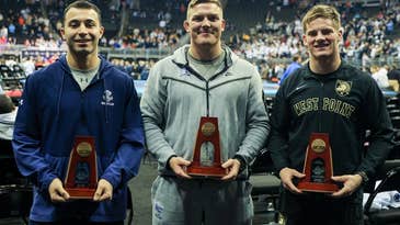 In rare triple, Army, Navy and Air Force wrestlers all earn All-American honors