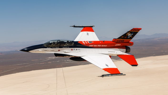An AI-piloted F-16 flew the Air Force’s top leader in a dogfight