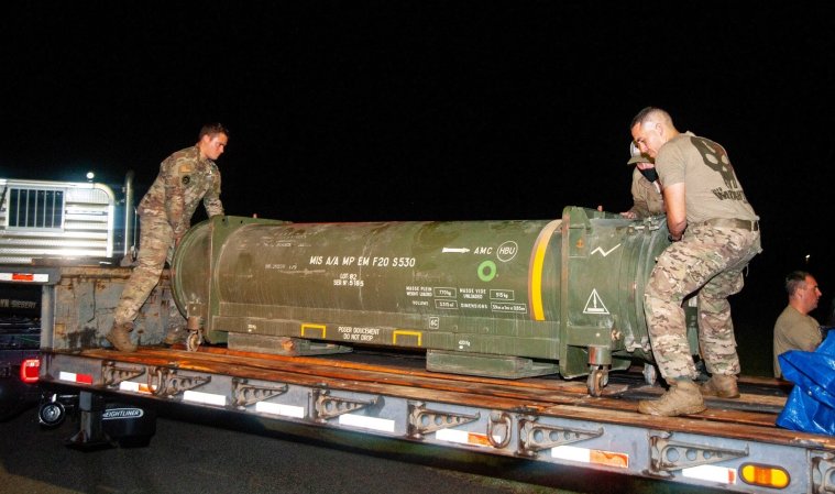 Civilian airport evacuated after live missile found just sitting inside shipping container