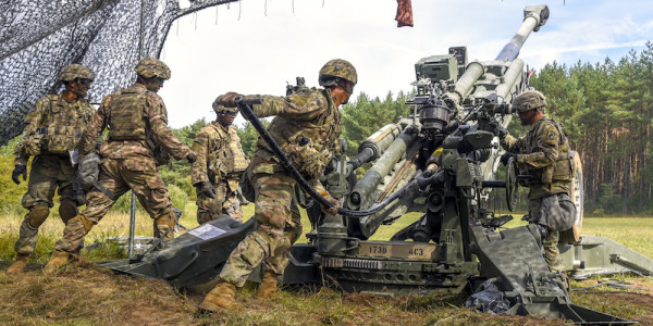 Having Fun At Grafenwoehr With Live-Fire Howitzer Shells