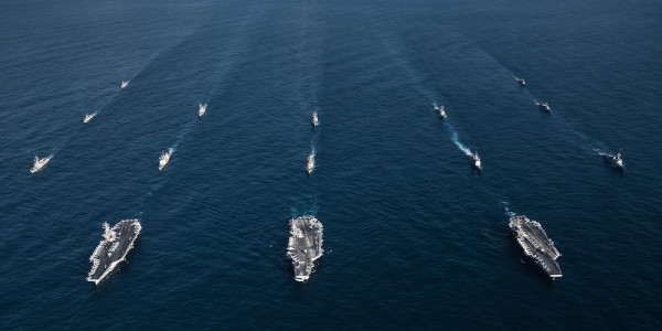 Behold The Glory Of 3 Carrier Strike Groups Flexing On North Korea’s Doorstep