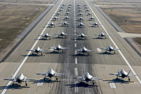 Photo of the Day: 36 F-35s