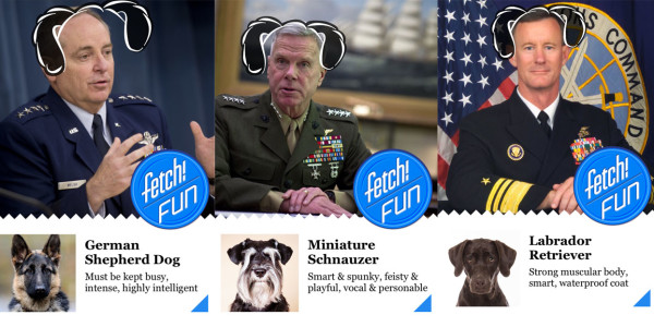 11 Top Post-9/11 Generals As Dogs