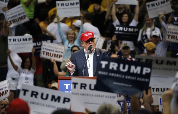 An Active-Duty Airman Was Arrested For Beating Up A Protester At Trump Rally