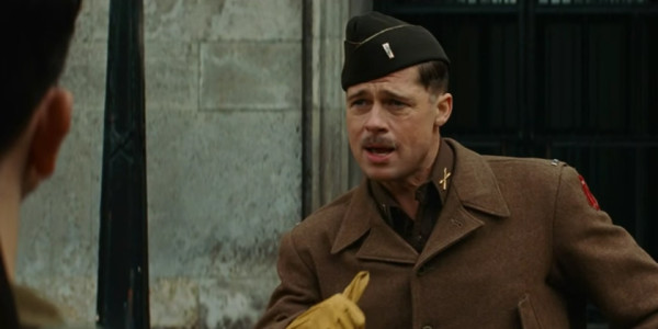 Brad Pitt as Lt. Aldo Raine