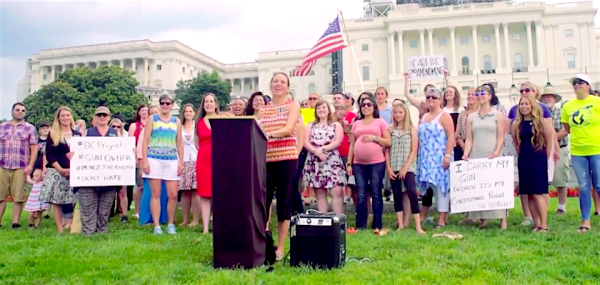 50 Women Stage Unconventional Pro-Gun Demonstration In DC