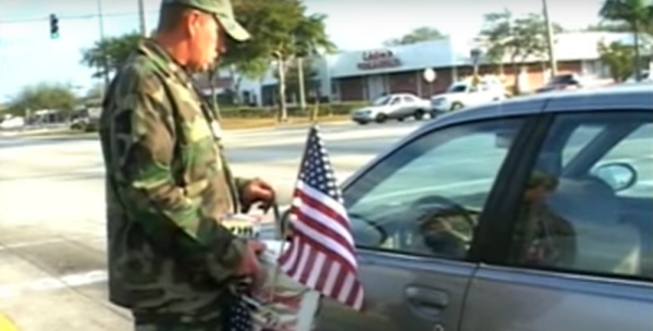 Charity Puts Veterans On The Street To Ask For Money