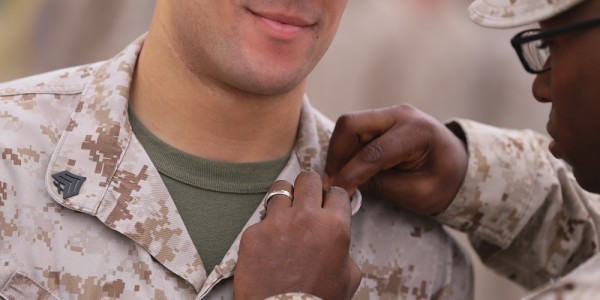 The Marine Corps Is Wondering If Cloth Rank Insignia Is The Way To Go