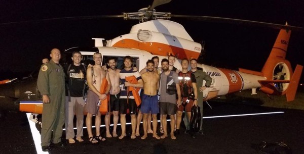 Coasties Called In To Rescue A Bunch Of Bachelor Party Bros Stranded On A Sandbar