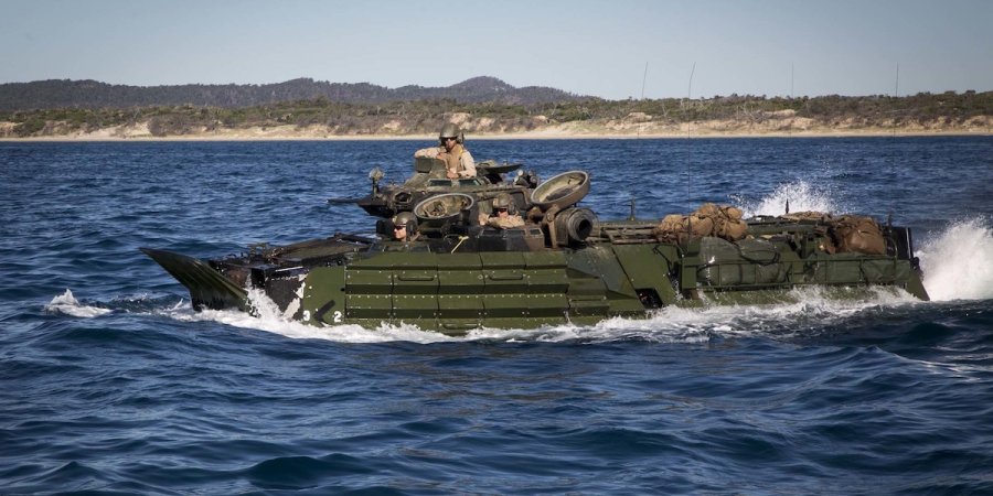 The new Marine amphibious vehicle