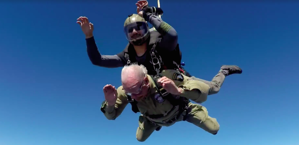 World War II Vet Celebrates 95th Birthday With A Little Skydiving