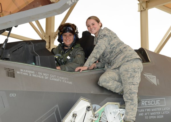 First Female F-35 Test Pilot Completes Flight Mission